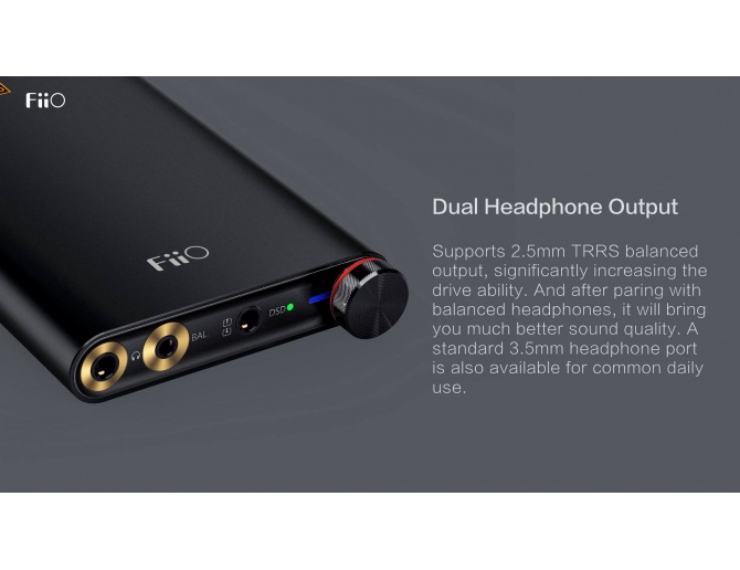 Fiio q1 mark ii native dsd dac & online amplifier