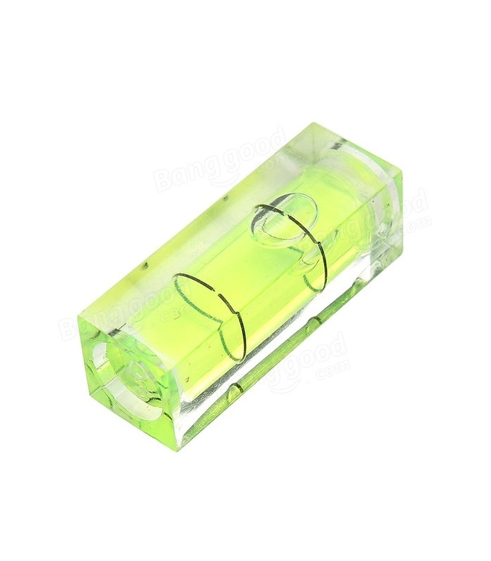 Rectangular spirit bubble level for turntables 40mm