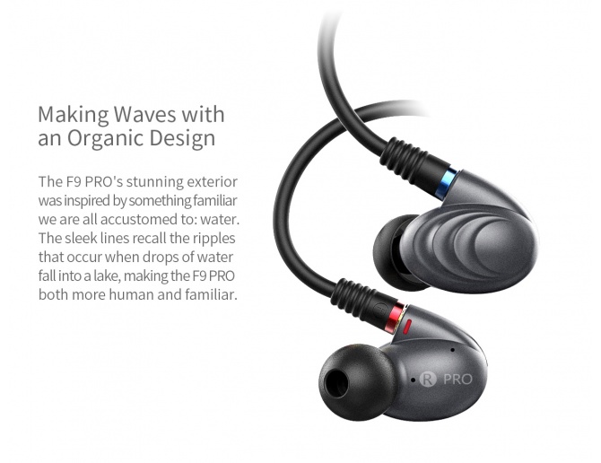 FiiO F9 PRO Auricolari In-Ear 3-Driver Ibrido Knowles Cavo MMCX Staccabile +Bilanciato