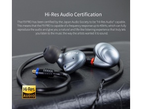 FiiO F9 PRO Auricolari In-Ear 3-Driver Ibrido Knowles Cavo MMCX Staccabile +Bilanciato