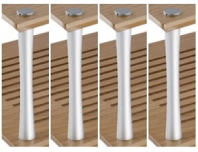 Quadraspire 32mm Third Shelf Columns (Set of 4)