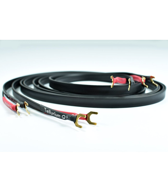 Tellurium Q Black II Speaker Cables Spade terminated