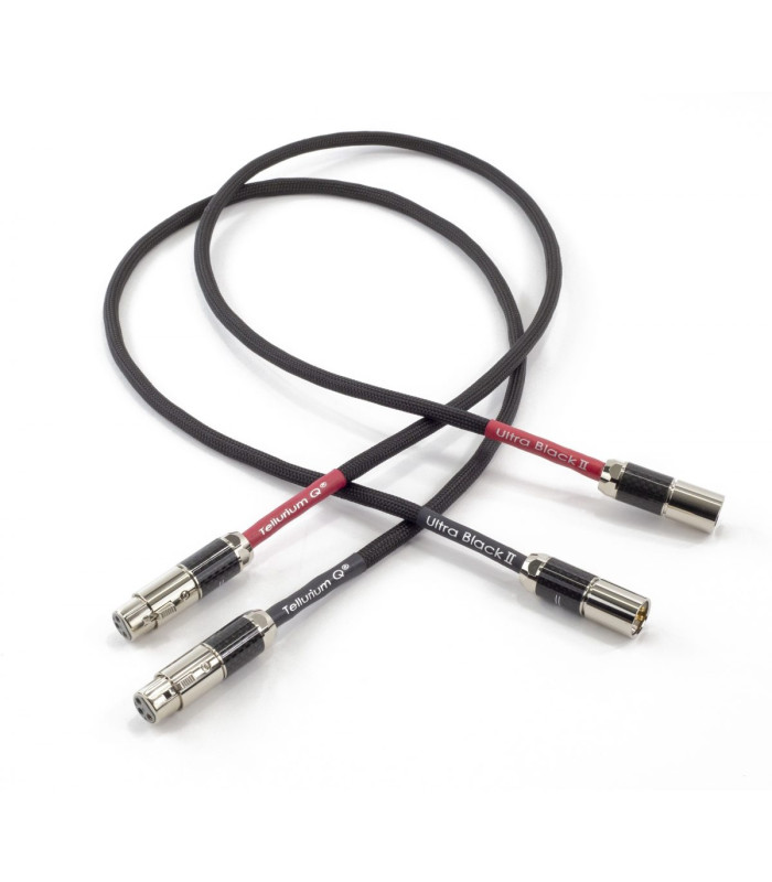 Tellurium Q Ultra Black II XLR Balanced Interconnects