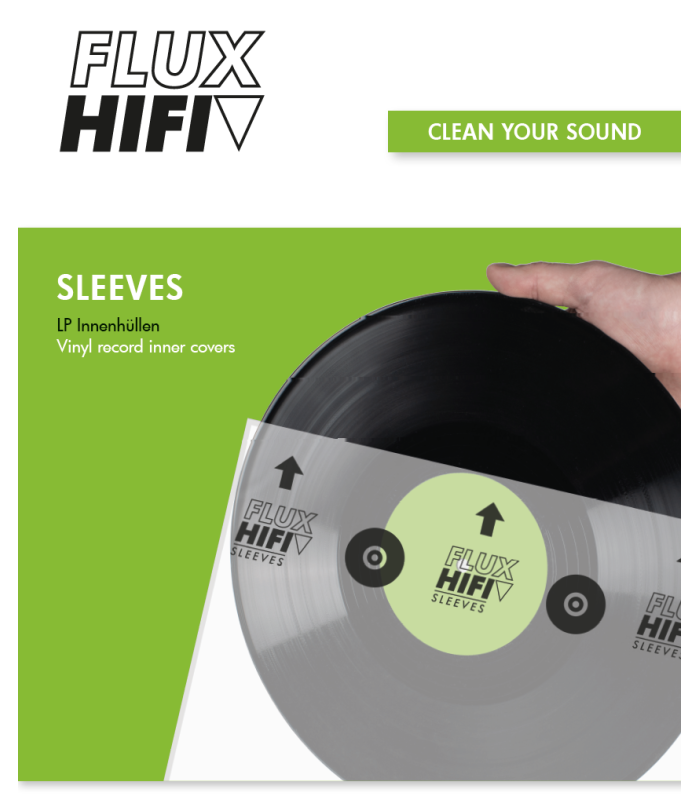 Flux Hi-Fi VINYL-BRUSH LP Sleeves (Set of 50)