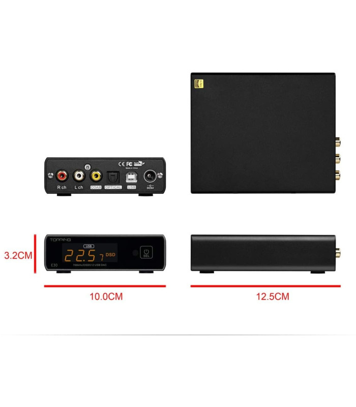 Topping E30 – Multi-input AK4493 USB DAC