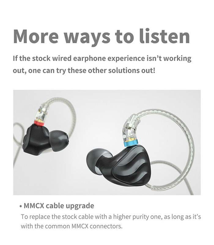 FiiO FH3 In-Ear Monitor IEM Dynamic Triple Driver Hybrid