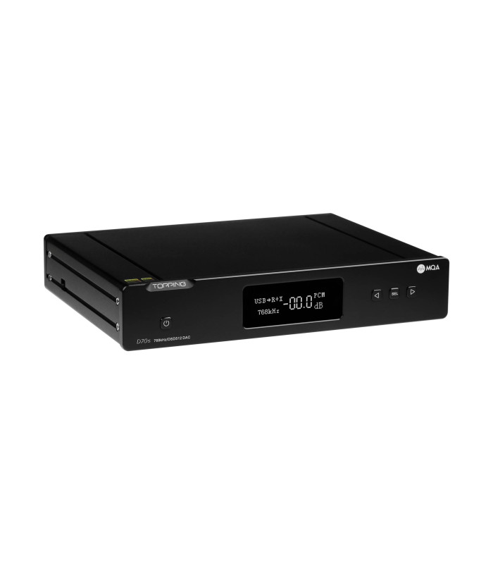 DA COMPLETARE_Topping D70s MQA DAC Bilanciato 2xAK4497 I2S XMOS Bluetooth 5.0 LDAC 32bit 768kHz DSD512