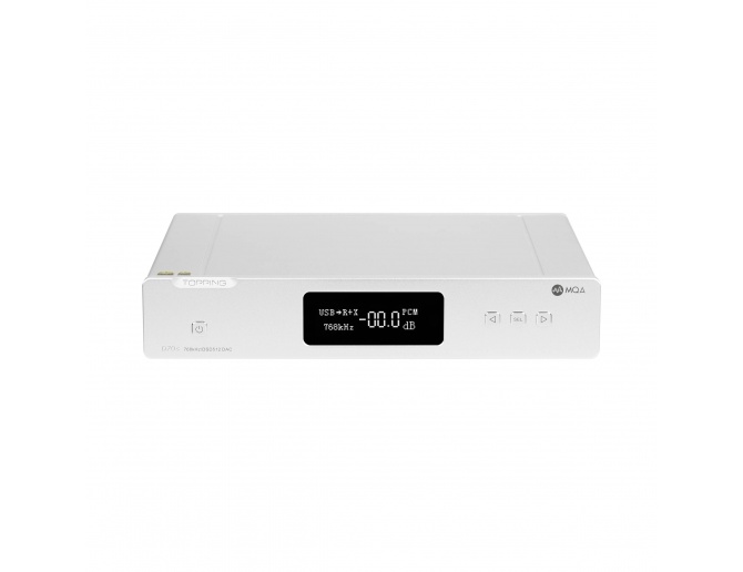 DA COMPLETARE_Topping D70s MQA DAC Bilanciato 2xAK4497 I2S XMOS Bluetooth 5.0 LDAC 32bit 768kHz DSD512