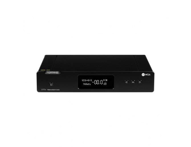 DA COMPLETARE_Topping D70s MQA DAC Bilanciato 2xAK4497 I2S XMOS Bluetooth 5.0 LDAC 32bit 768kHz DSD512