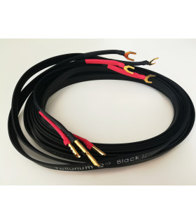 Tellurium Q Black II Speaker Cables Banana-Fork terminated [b-Stock]