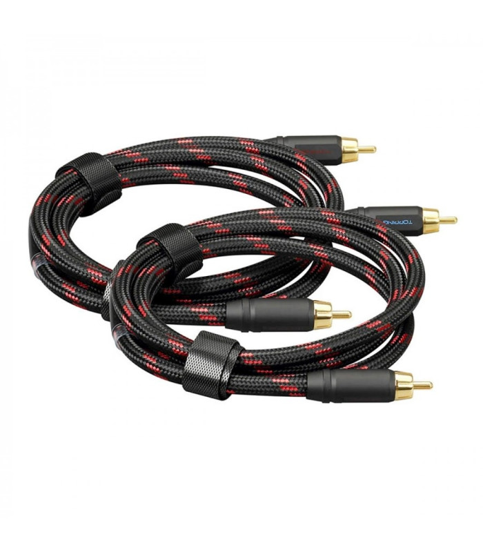 Topping TCR2-25 Silver Plated OFC Copper RCA Cable (different lengths)