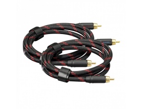 Topping TCR2-25 Silver Plated OFC Copper RCA Cable (different lengths)