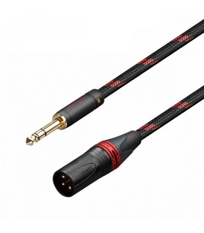 Topping TCT2-75 Male Jack 6.35mm TRS to Male XLR 3 Poles Balanced Interconnect Cables OCC Copper 75cm (Pair)