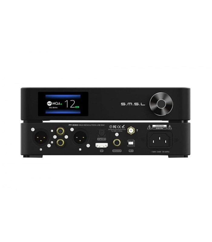 SMSL M400 Balanced DAC AK4499 XMOS XU216 MQA 32bit 768kHz DSD512