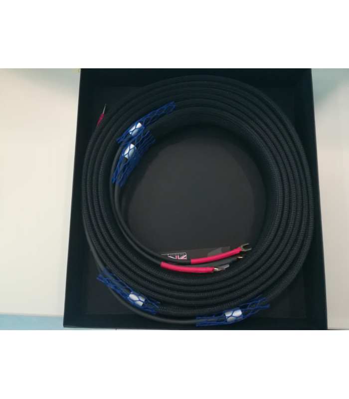 Tellurium Q Ultra Black II Speaker Cables Banana-Fork terminated (2.5 mt)