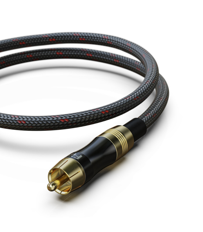 FiiO LR-RCA1 RCA Digital Coaxial Cable 0.5