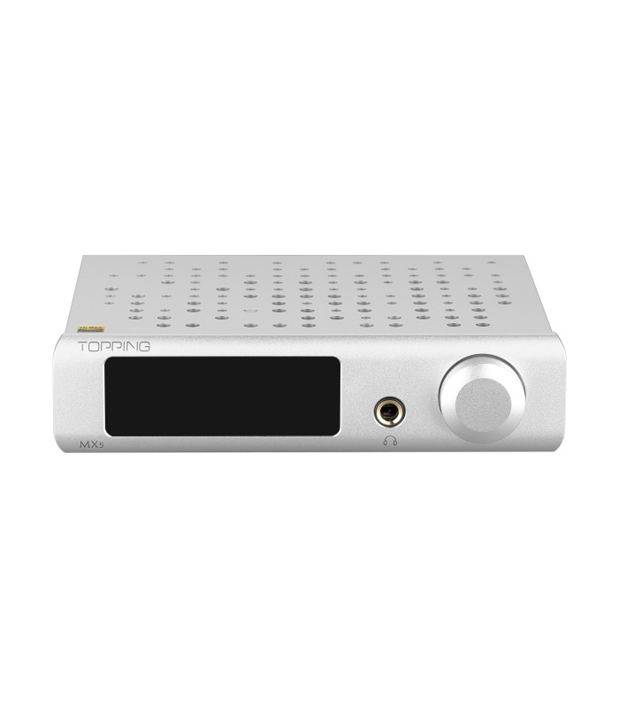 Topping MX5 Amplifier Merus MA12070 Class D NFCA XMOS Bluetooth aptX HD 2x55W 4Ω 32bit 384kHz DSD256