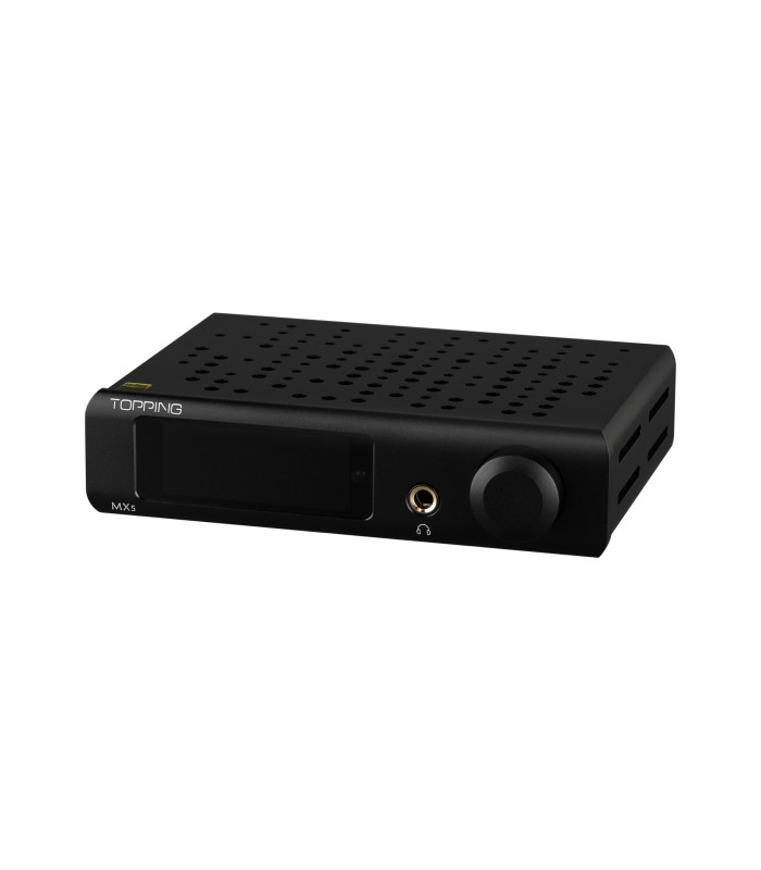 Topping MX5 Amplifier Merus MA12070 Class D NFCA XMOS Bluetooth aptX HD 2x55W 4Ω 32bit 384kHz DSD256