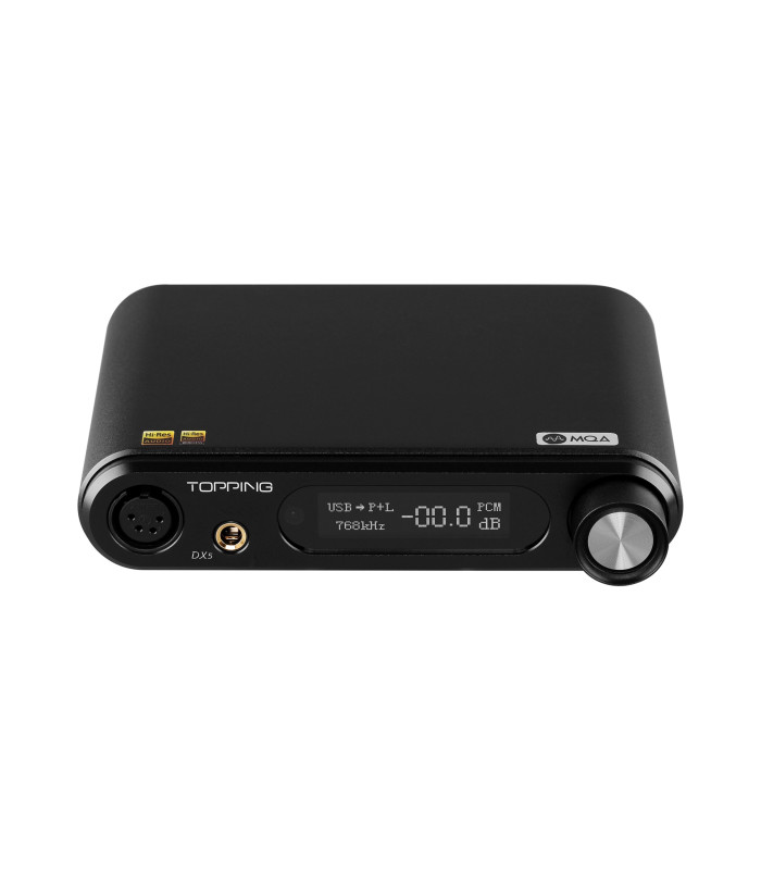 TOPPING DX5 DAC 2x ES9068AS NFCA Amplificatore per cuffie XMOS Bluetooth 32bit 768kHz DSD512 MQA