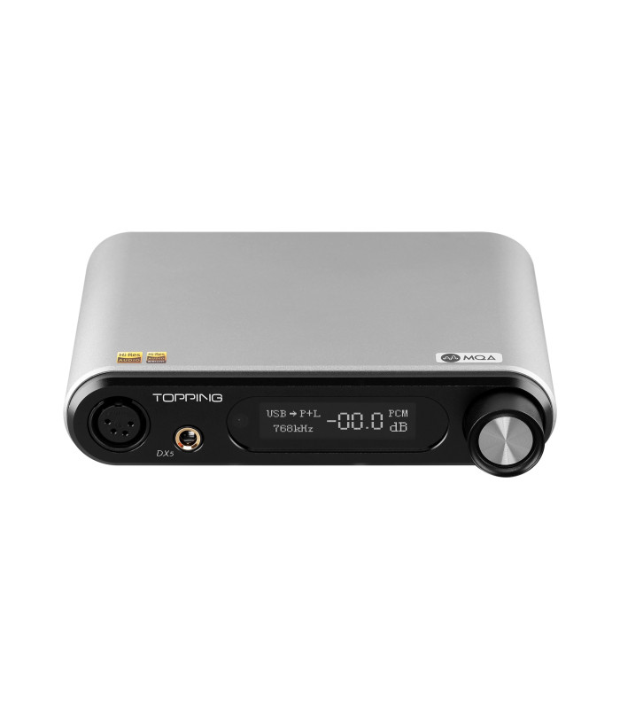 TOPPING DX5 DAC 2x ES9068AS NFCA Amplificatore per cuffie XMOS Bluetooth 32bit 768kHz DSD512 MQA