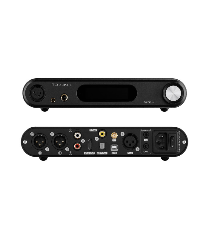 Topping DX7 Pro+ DAC with Headphone Amplifier +Bluetooth