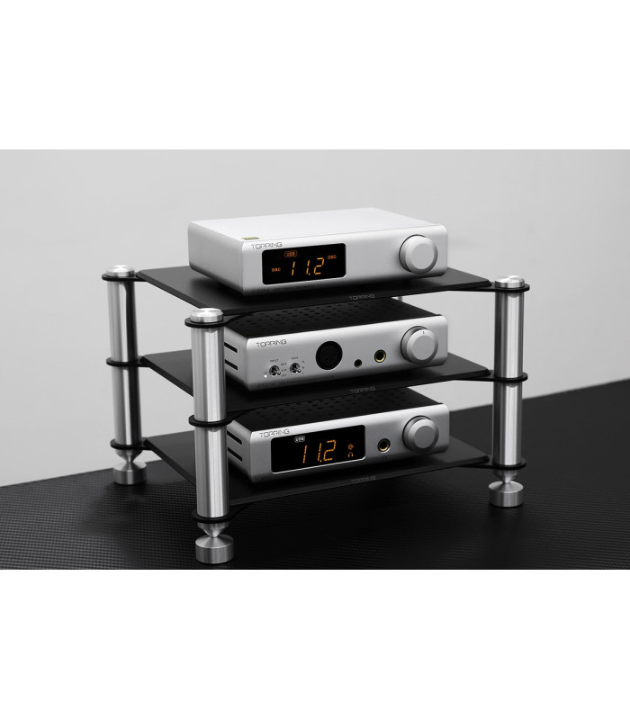 Topping SR2 Rack HiFi a 3 Livelli in Alluminio