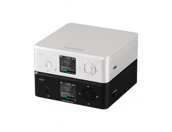 Topping M50 Lettore di rete digitale 24bit/384kHz DSD256 Bluetooth WiFi DLNA AirPlay