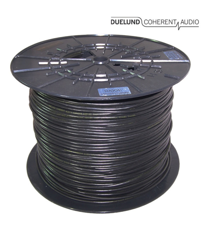 Duelund DCA12GA 600v Tinned Copper Multistrand - Polycast Sleeving Power Cable (cut-sales)