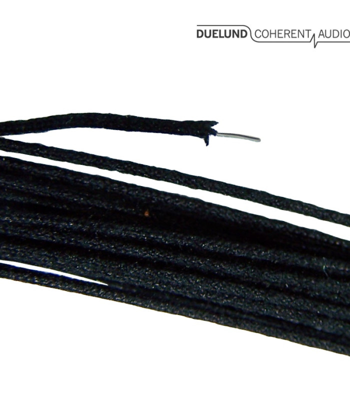 Duelund Round Silver cotton in oil wire 0.4mm (26GA) Cavo per diffusori/interconnessione (a metraggio)