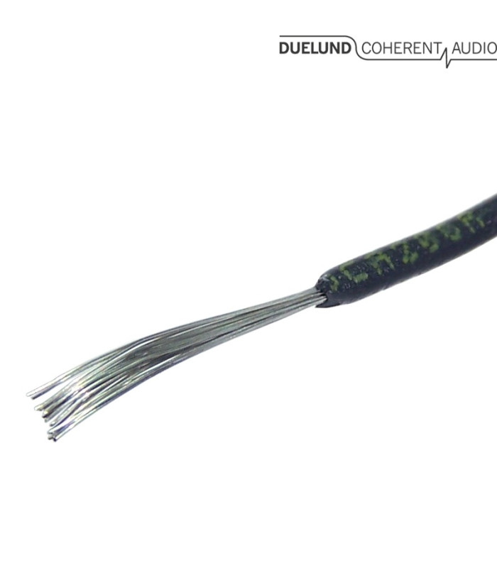 Duelund DCA12GA 600v Tinned Copper Multistrand polycast sleeving Power Cable (cut-sales)