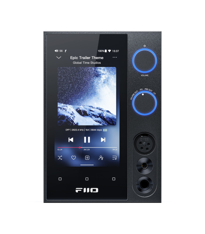 FiiO R7 - Desktop HiFi Streaming Center - Transmitter/Decoder/Amplifier/Preamplifier in One Unit