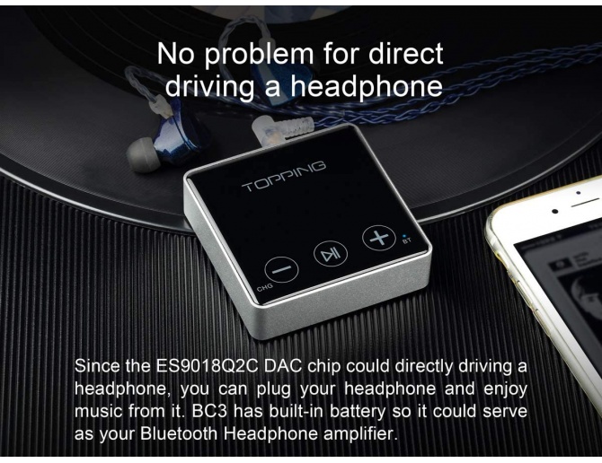 Topping BC3 Ricevitore Bluetooth LDAC con Line-Out