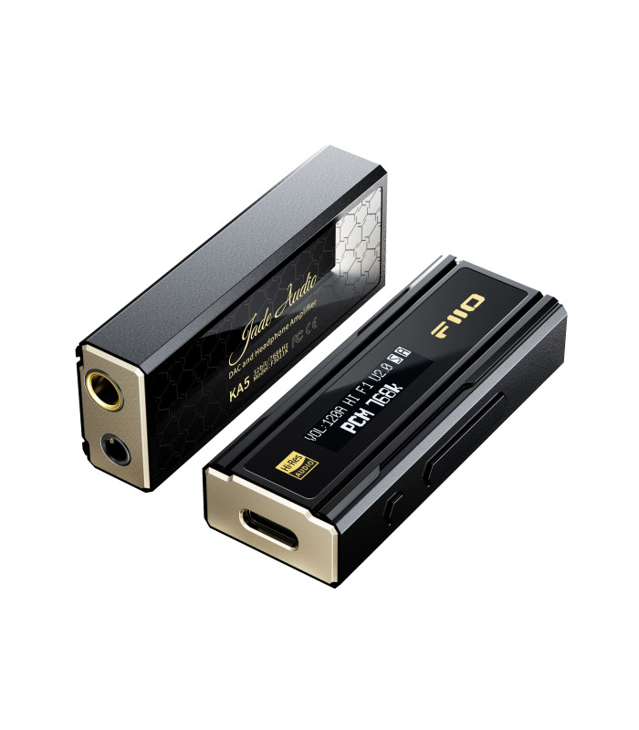 FIIO KA5 DAC Portatile con Amplificatore per Cuffie Bilanciato CS43198 32bit 768kHz DSD256