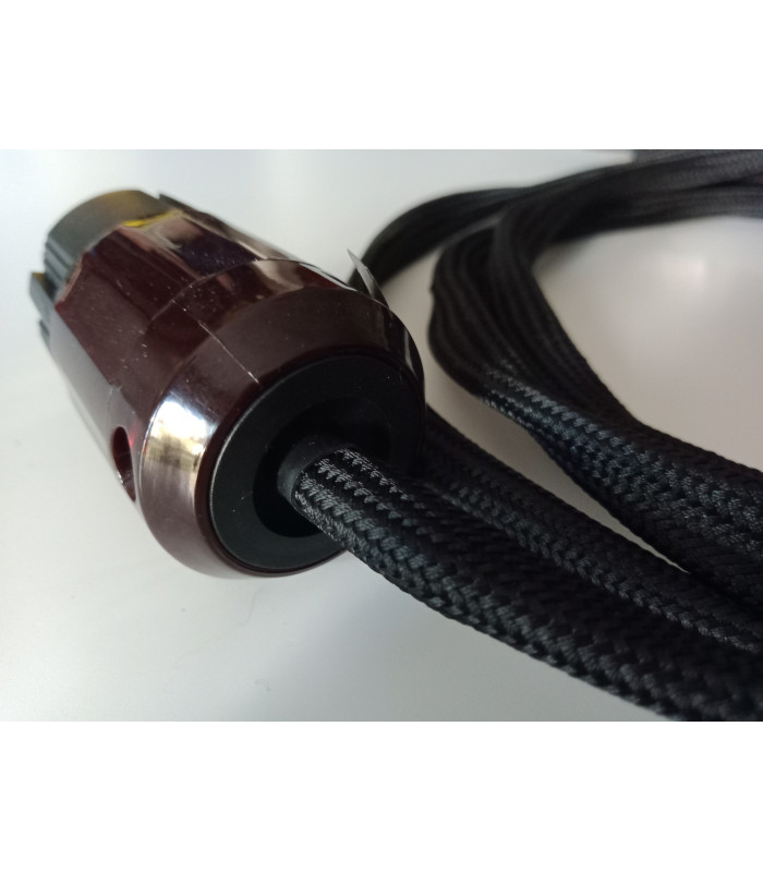 Duelund DCA12GA 600v Schuko/IEC terminated power cable