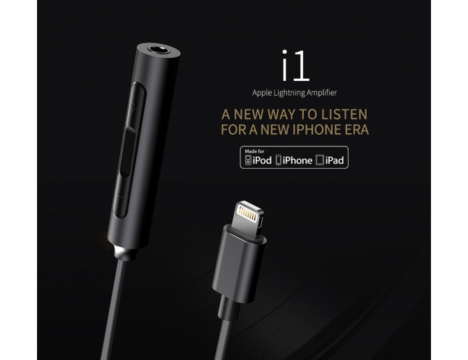 Fiio i1 DAC e Amplificatore e per cuffie Apple Lightning