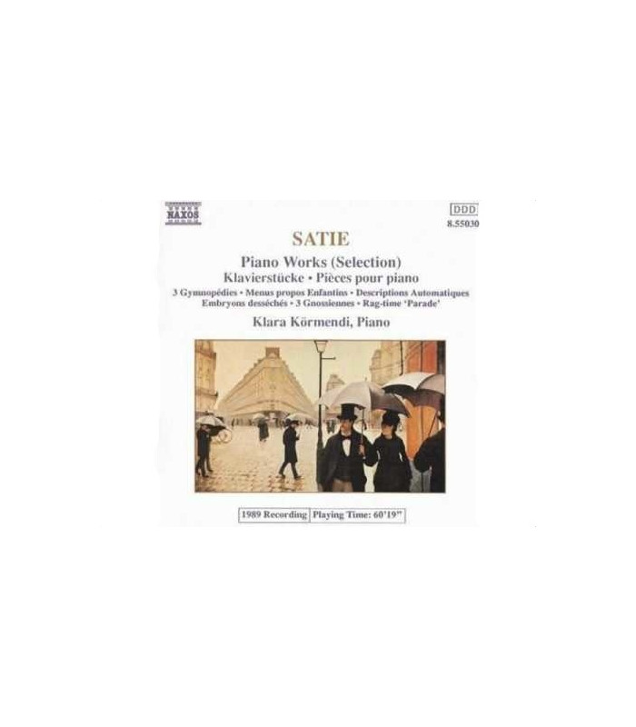 Erik Satie - Gymnopédies - A selection of Piano Pieces - CD