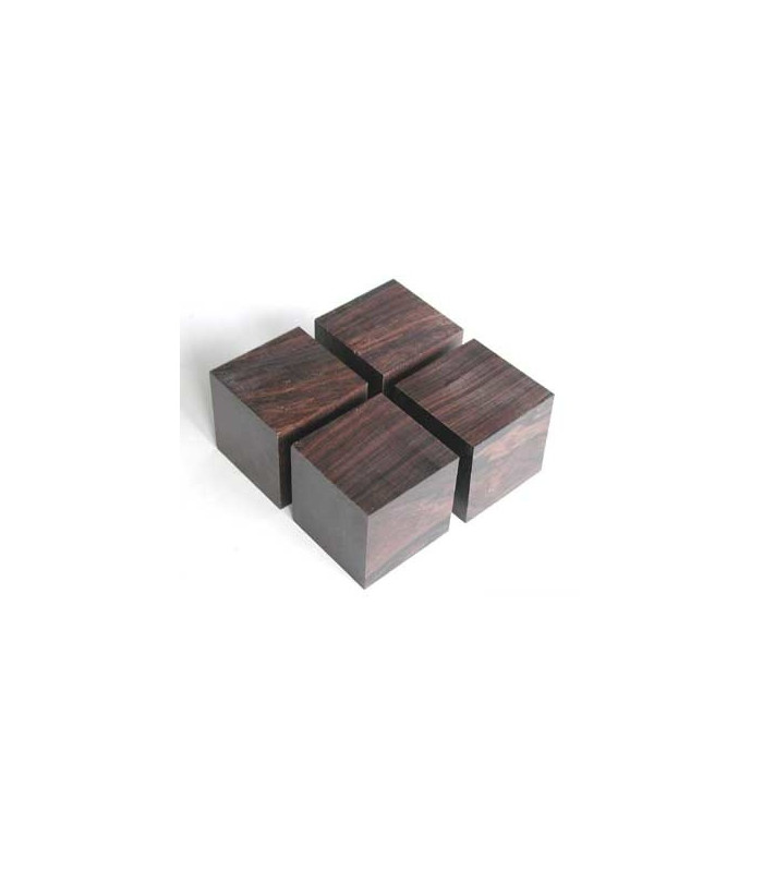 Yamamoto QB-4 Big Cube base made from African ebony (Set of 4)