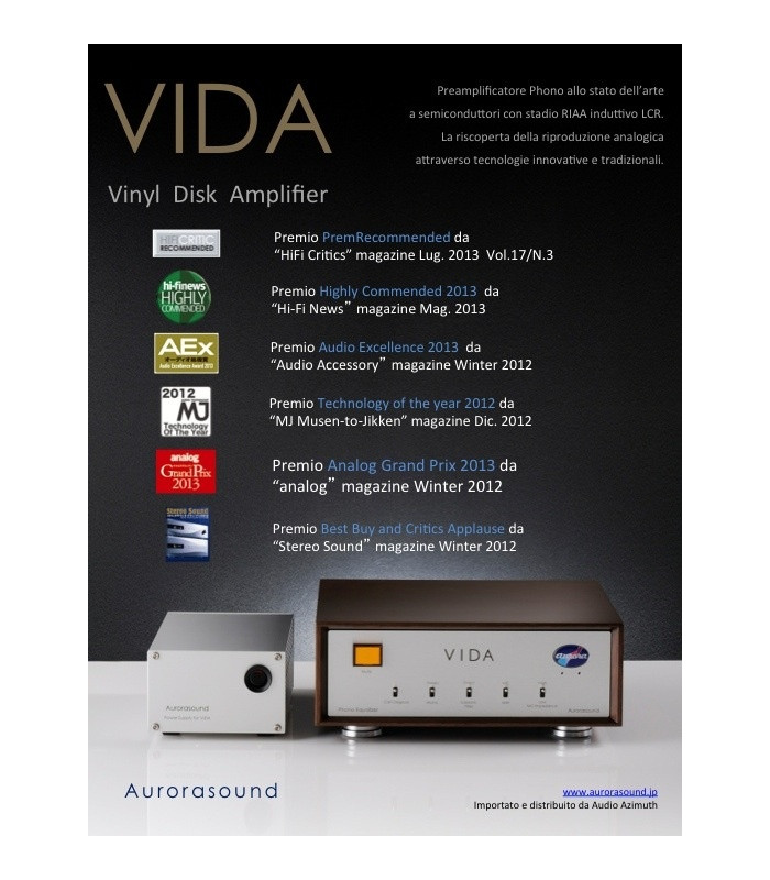 Aurorasound VIDA Phono Preamplifier [2nd hand]