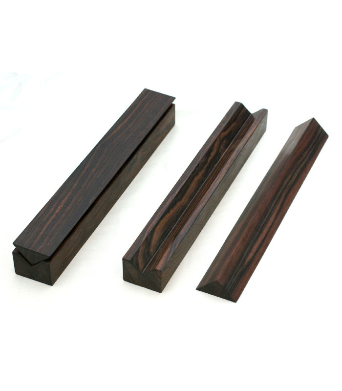 Yamamoto VB-25 Ebony "V" groove tuning bases (Set of 2)