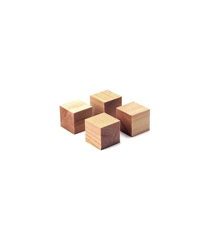 Yamamoto QB-1 Cube base made from spruce (Set of 4)