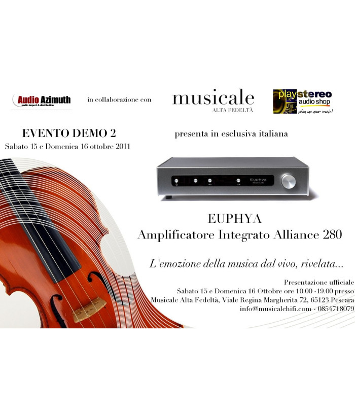 EVENTO serie DEMO2 - Presentazione ufficiale EUPHYA