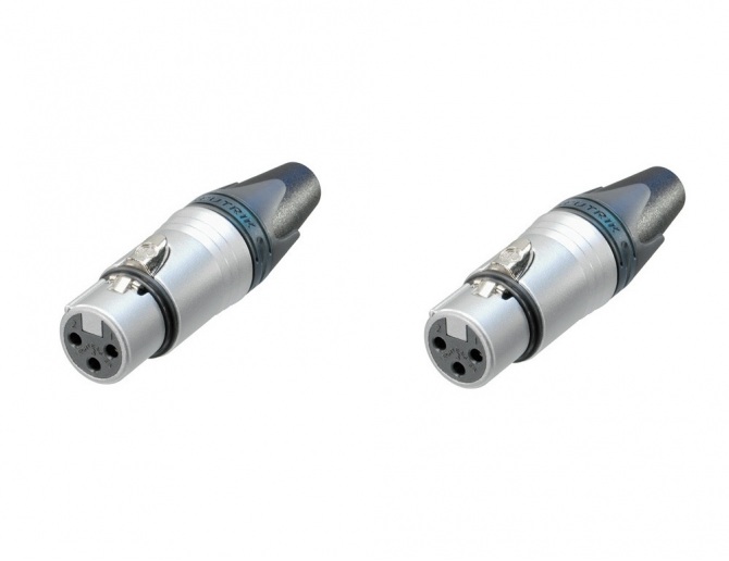 XLR Neutrik female Connector 3 pin