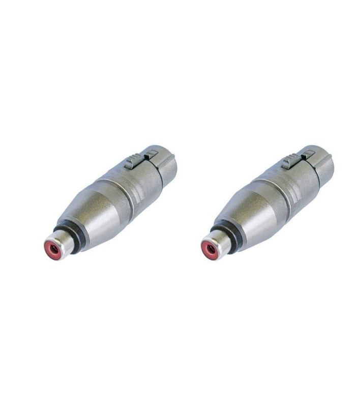 Adaptors Neutrik female XLR/female RCA (Set of 2)