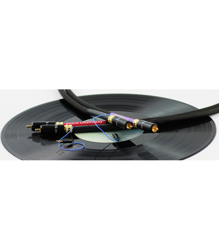 Cavi Tellurium Q Phono Black Diamond per giradischi