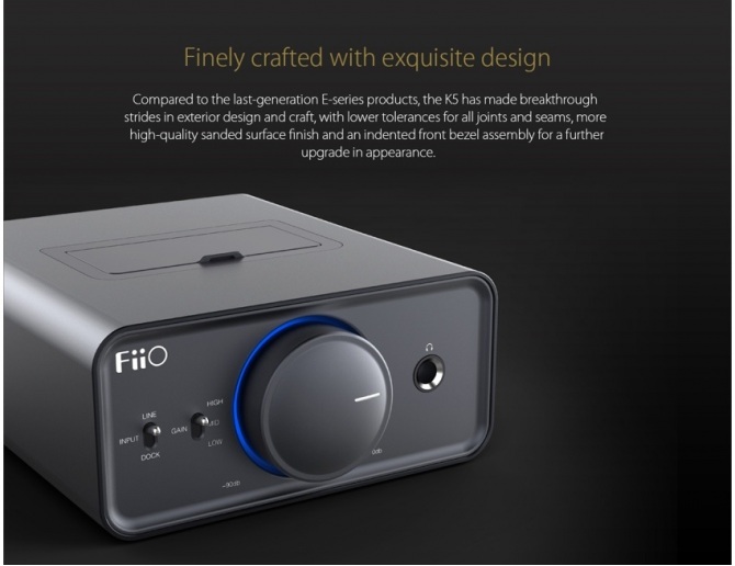 FiiO K5 Dock con Amplificatore per cuffie [b-Stock]